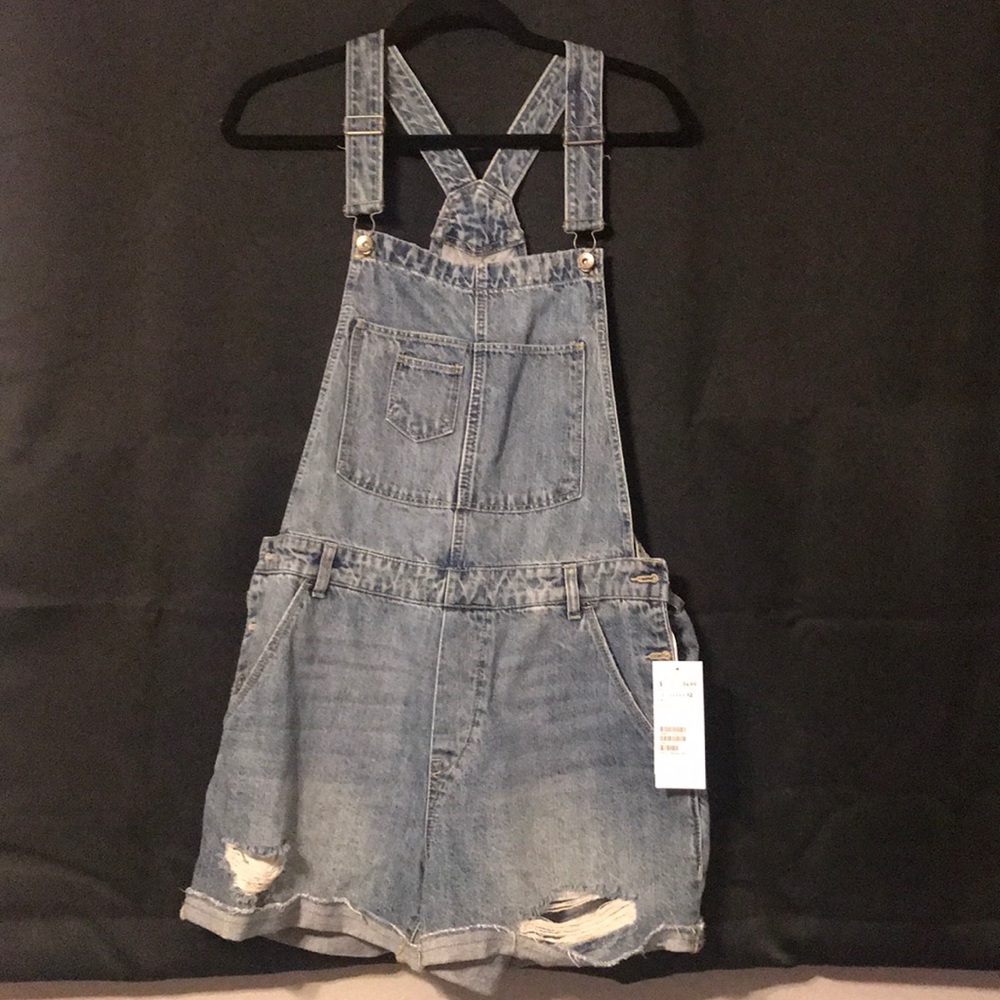 Denim overalls - shorts